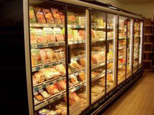 Mise en place de porte et fermeture coulissante pour vitrine Economie d'énergie 22